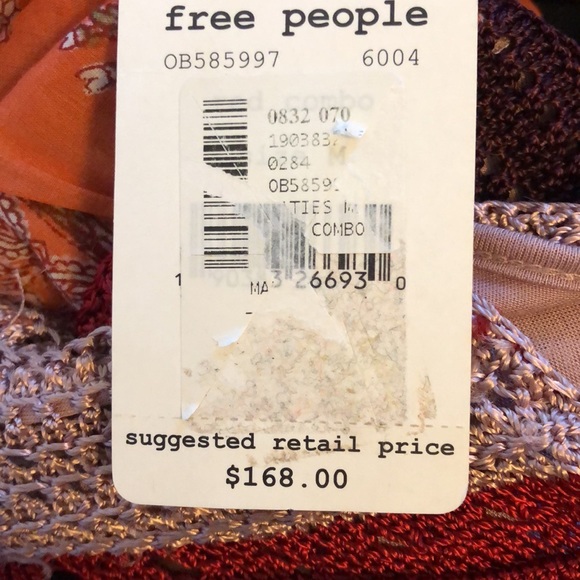 NWT FREE PEOPLE crochet and cotton dress - Picture 6 of 9